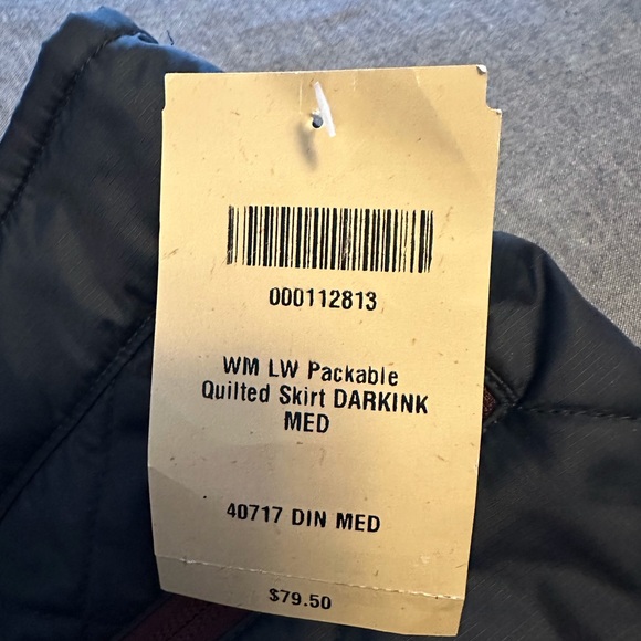 Down skirt by Duluth Trading. ( Navy Blue) - Picture 9 of 11